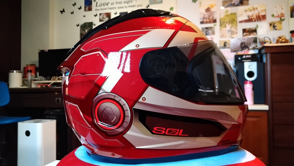 送給16歲兒子安全帽SOL SF-3 戰甲1260|小老婆汽機車資訊網