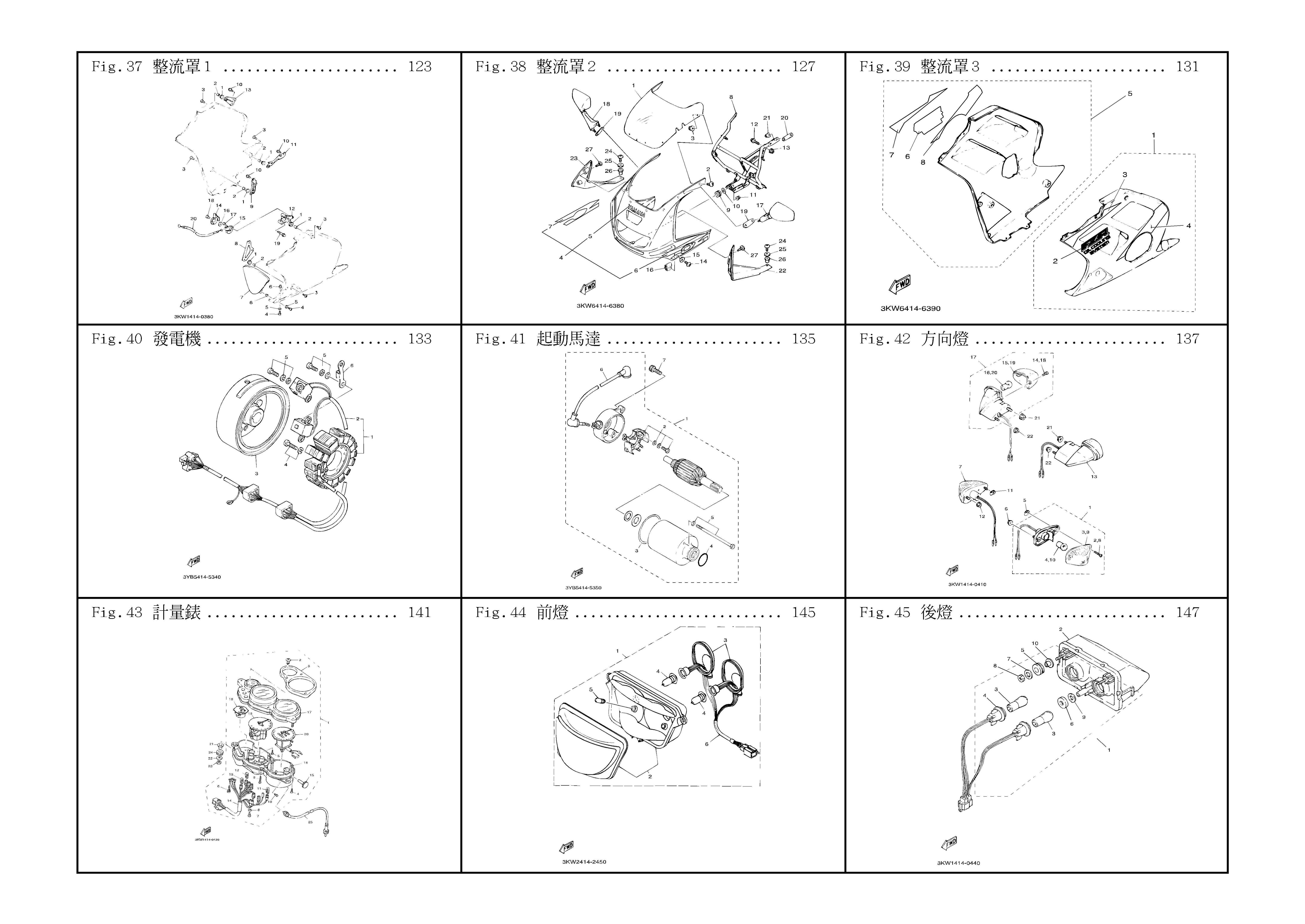 FZR150 3KW 零件手冊 圖示料號對照網頁版5970|小老婆汽機車資訊網 FZR150 3KW 零件手冊 圖示料號對照網頁版5970|小老婆汽機車資訊網