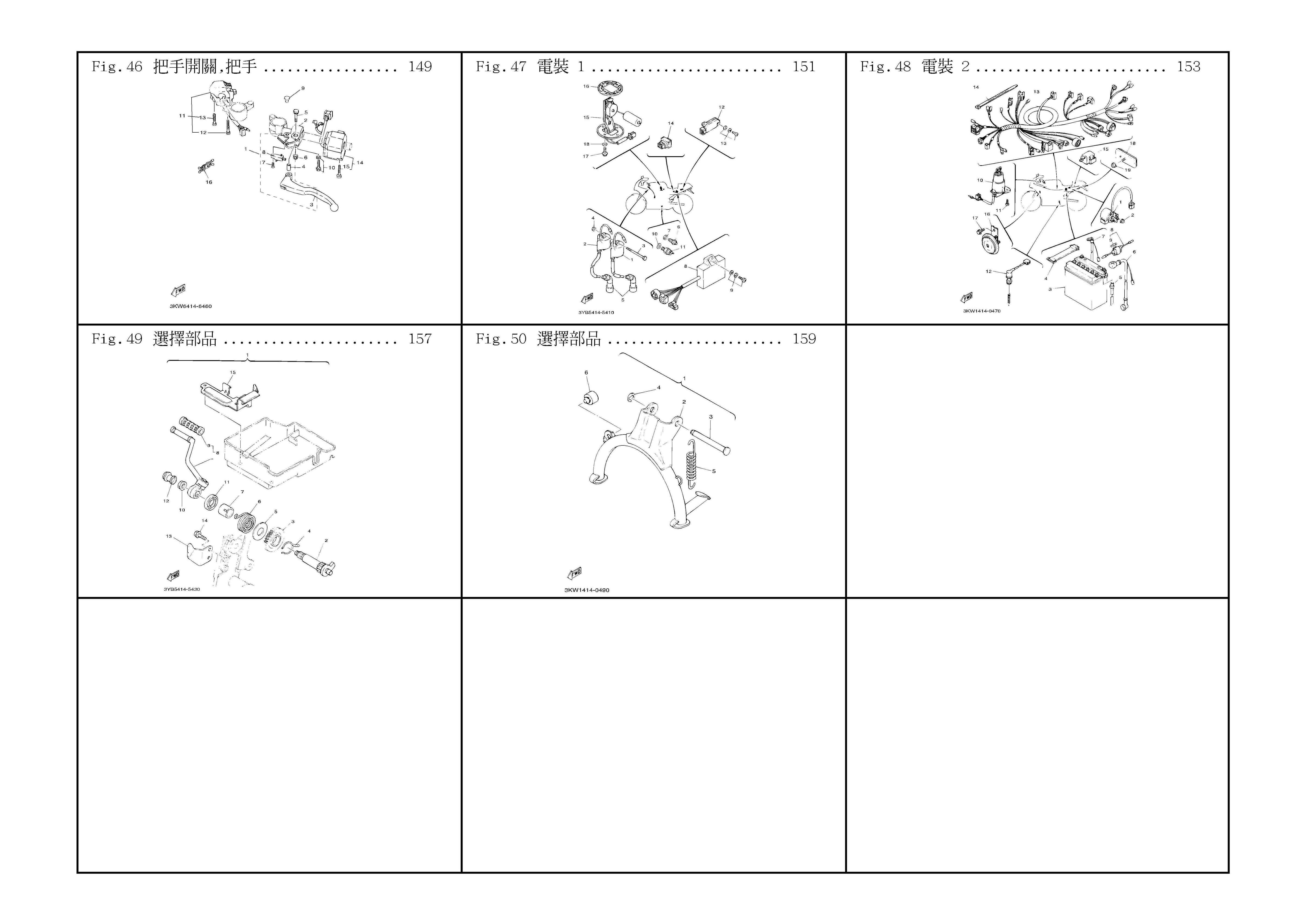 FZR150 3KW 零件手冊 圖示料號對照網頁版8750|小老婆汽機車資訊網 FZR150 3KW 零件手冊 圖示料號對照網頁版8750|小老婆汽機車資訊網