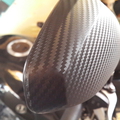 Sym T1 原廠後照鏡貼 Carbon