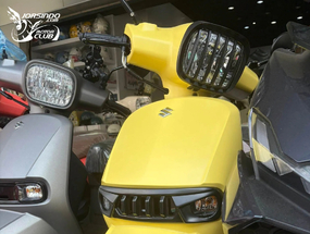 SUZUKI 可愛教主 SUI 125 新色搶先曝光！消光鵝黃流出
