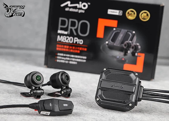 連老鼠都錄的一清二楚！Mio MiVue M820 Pro 機車 2K 雙鏡頭行車記錄器