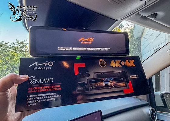 [分享] 電子後視鏡+雙4K鏡頭，Mio R890WD 汽車行車記錄器