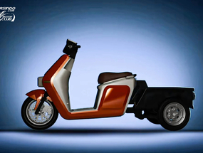 鴻海跨足電動機車市場！BEAVER2 電動三輪車預告登場