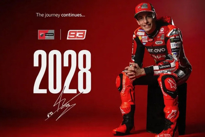 Marc Marquez 證實與 Ducati Lenovo Team 續約 2027-2028賽季