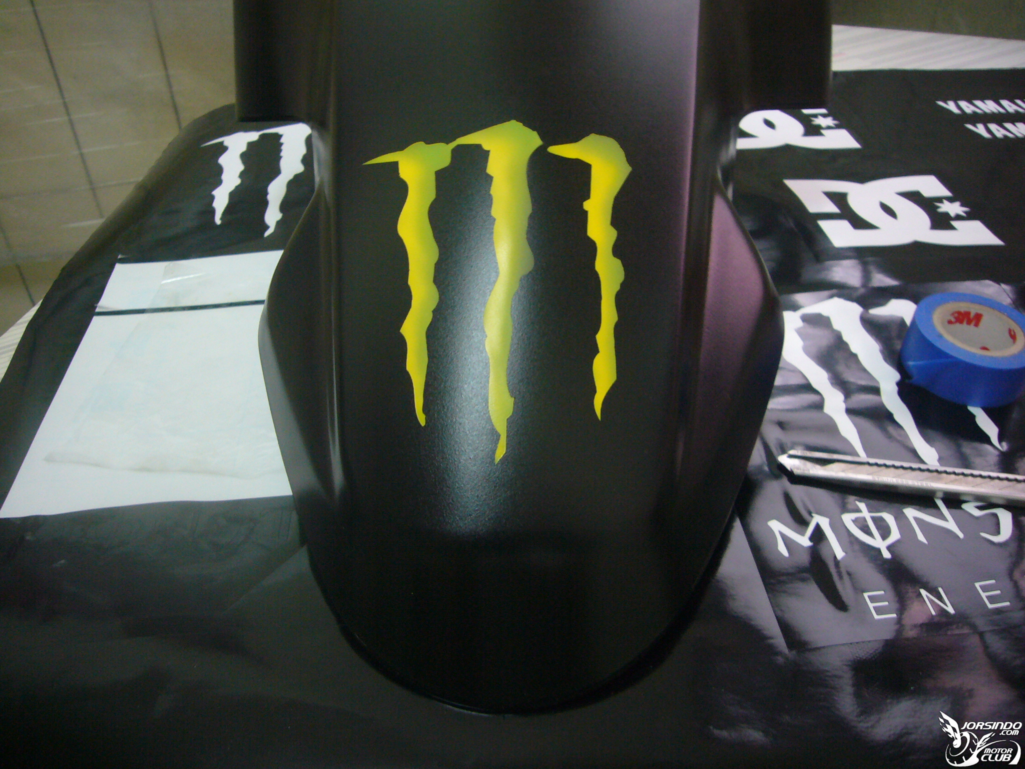 辛苦噴繪的MONSTER BWS車殼3229|小老婆汽機車資訊網