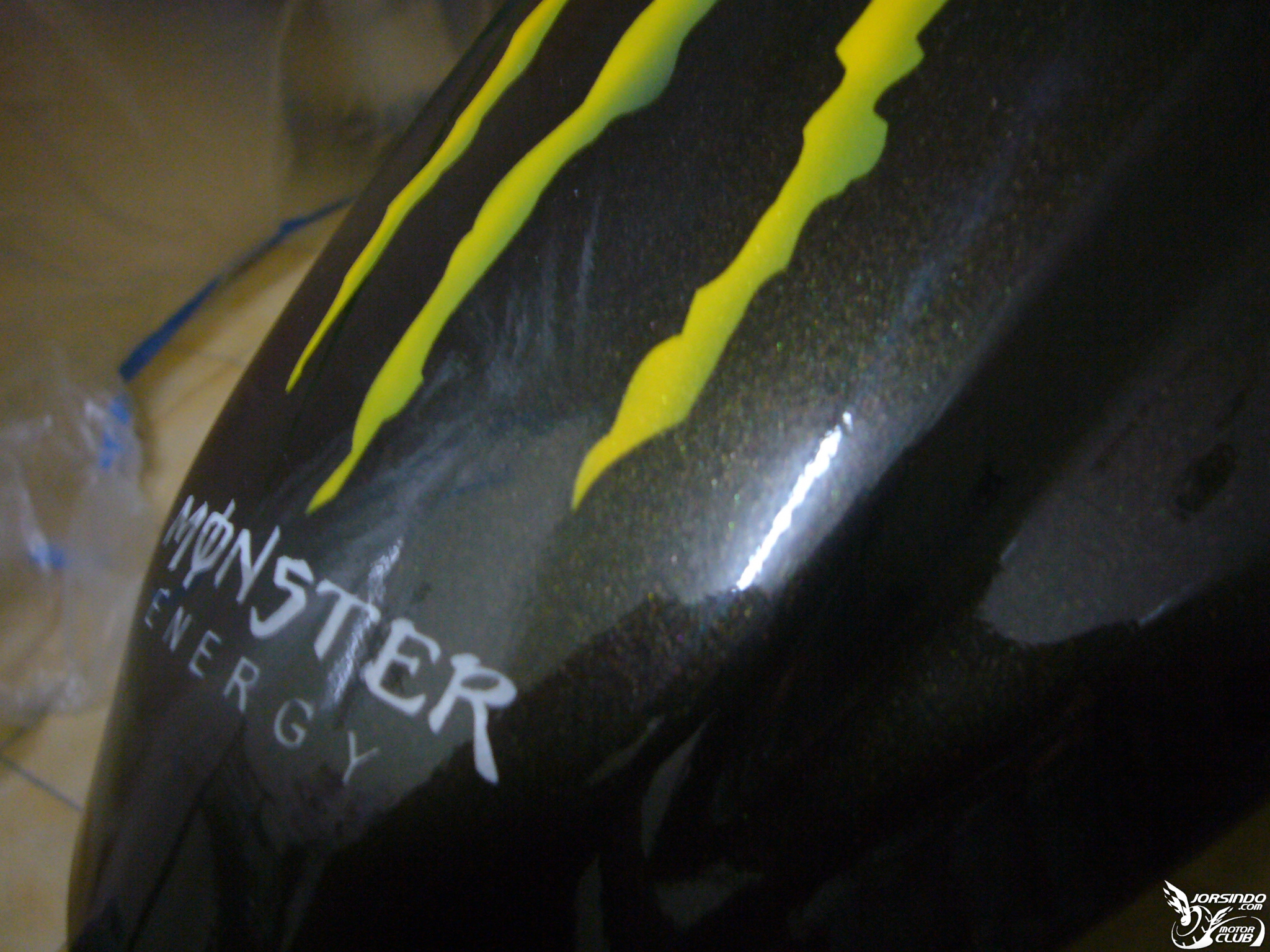 辛苦噴繪的MONSTER BWS車殼4240|小老婆汽機車資訊網