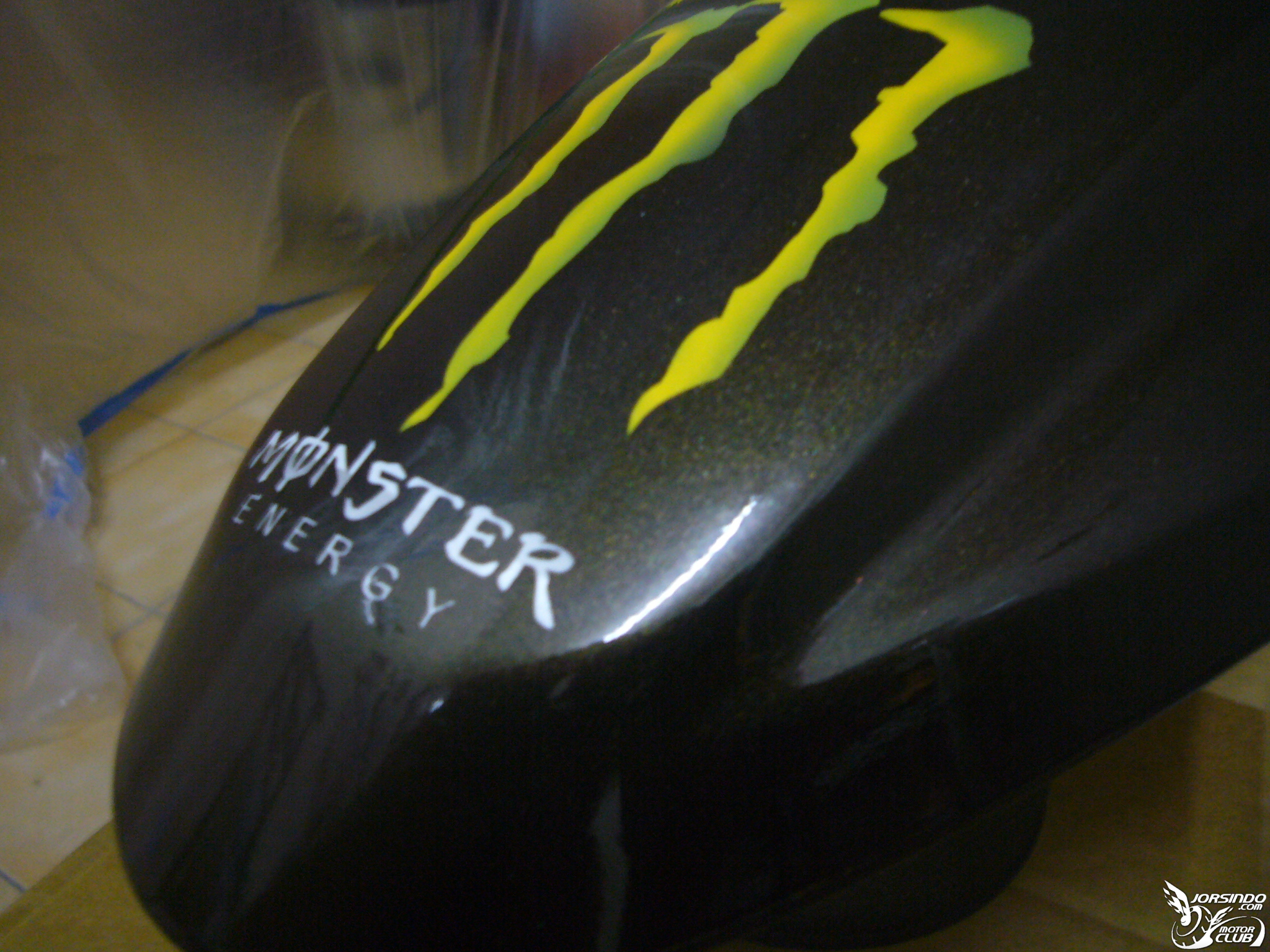 辛苦噴繪的MONSTER BWS車殼7707|小老婆汽機車資訊網