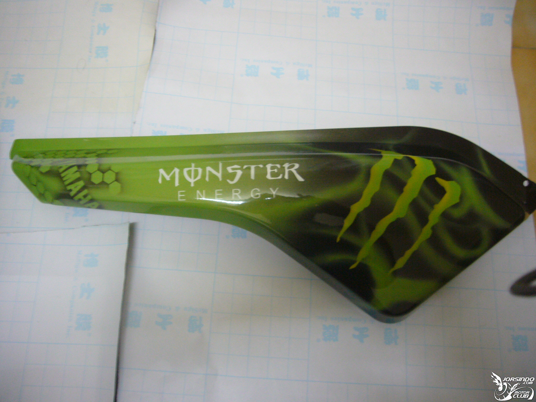 辛苦噴繪的MONSTER BWS車殼4535|小老婆汽機車資訊網