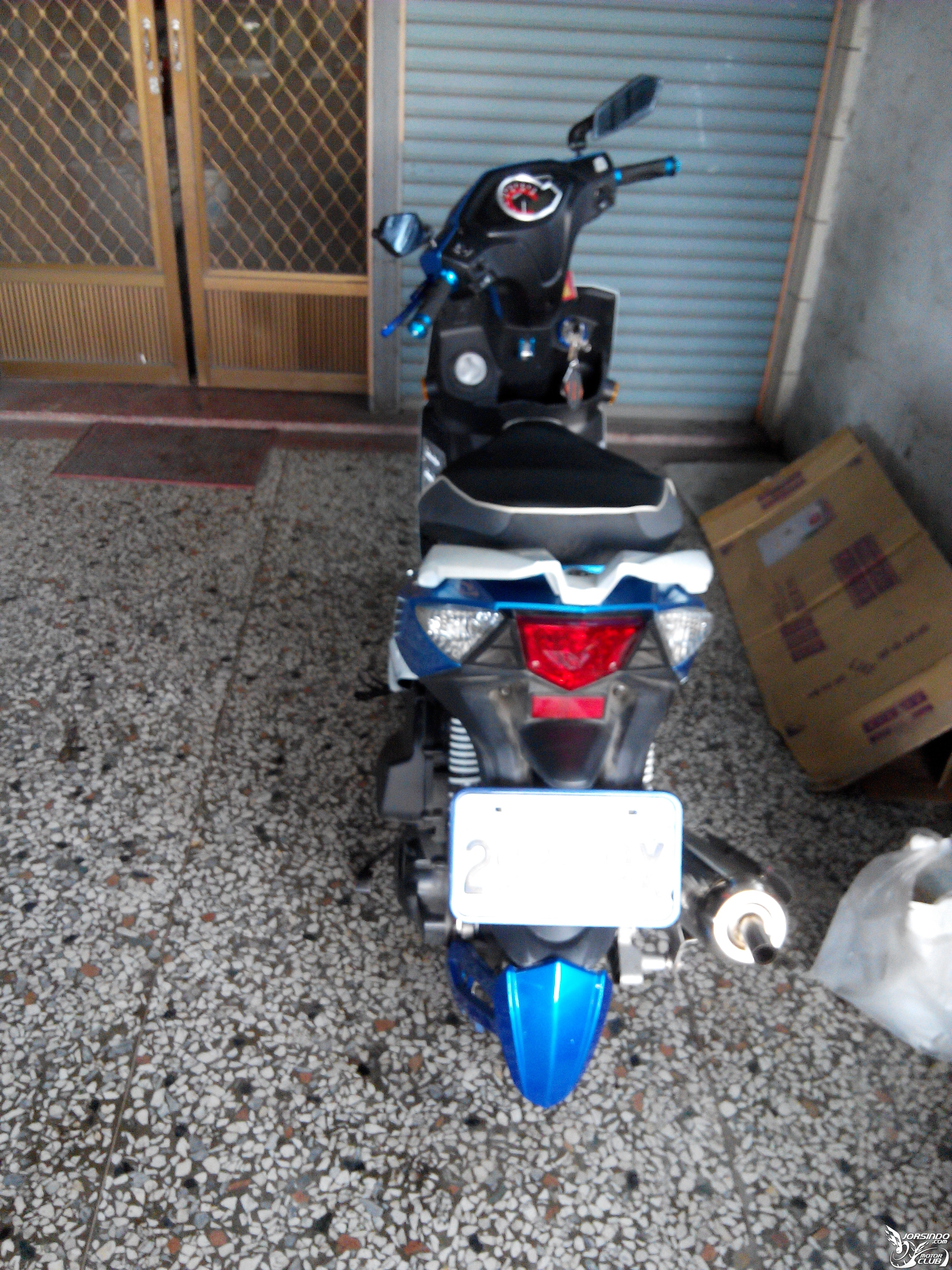 看起來很原廠的小藍   der IRX115  (持續進化中)~~~!!!9278|小老婆汽機車資訊網