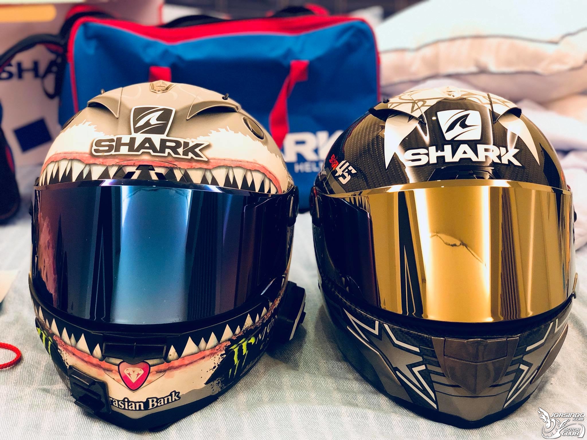 開箱]SHARK Race-R Pro GP Redding Winter Test銷魂鴨尾|安全騎乘及