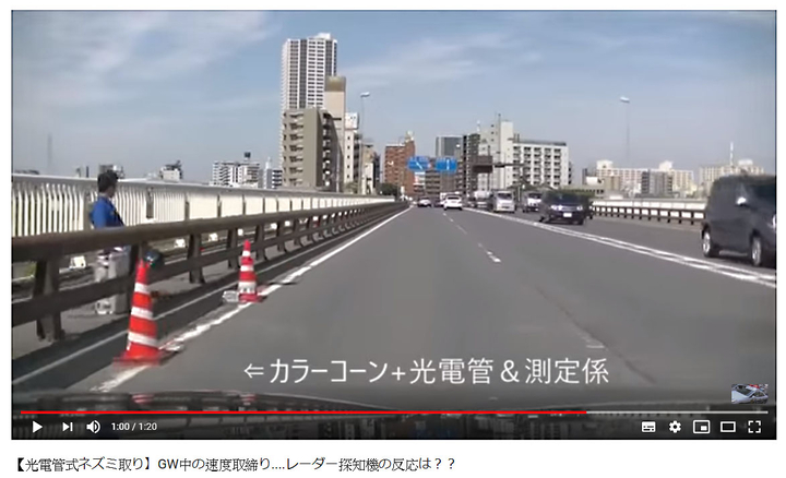 日本警察取締超速機車的冒險做法