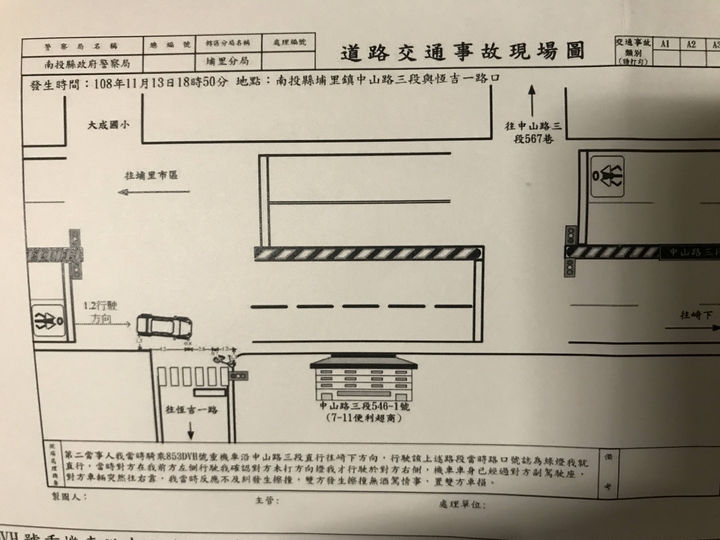 車禍一些問題請教
