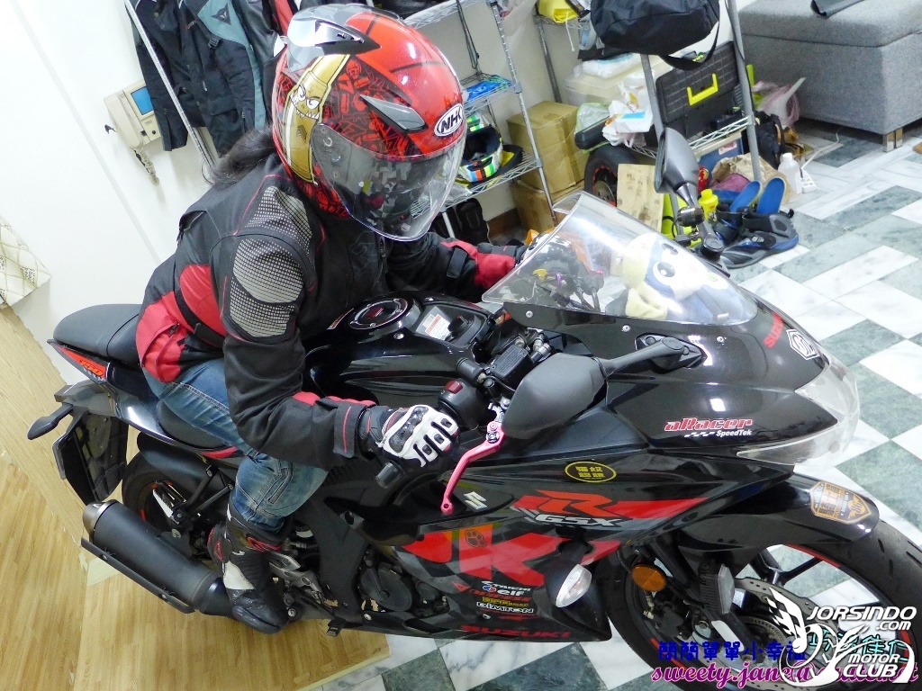 NHK R1半罩式內墨鏡安全帽(Karel選手彩繪亮紅)1342|小老婆汽機車資訊網