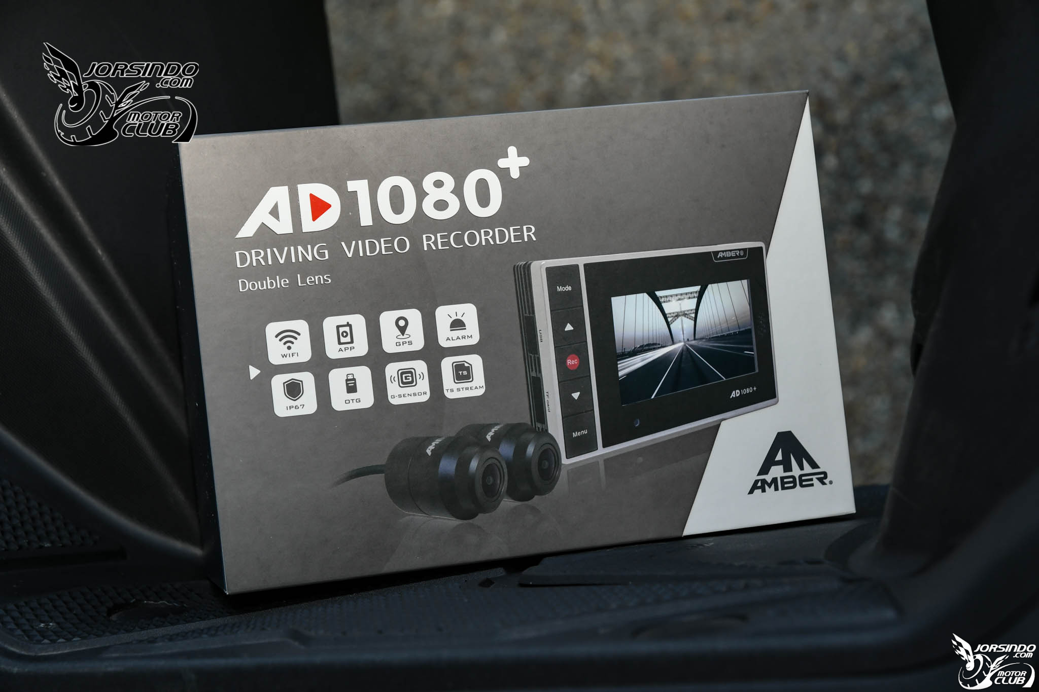 [實測分享] Amber 銨鉑 AD1080+ 前後雙鏡頭行車紀錄器7693|小老婆汽機車資訊網