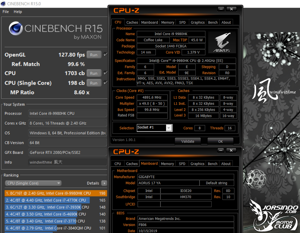 機械式鍵盤與極窄邊框螢幕 - 技嘉 AORUS 17高階電競筆電解析1913|小老婆汽機車資訊網