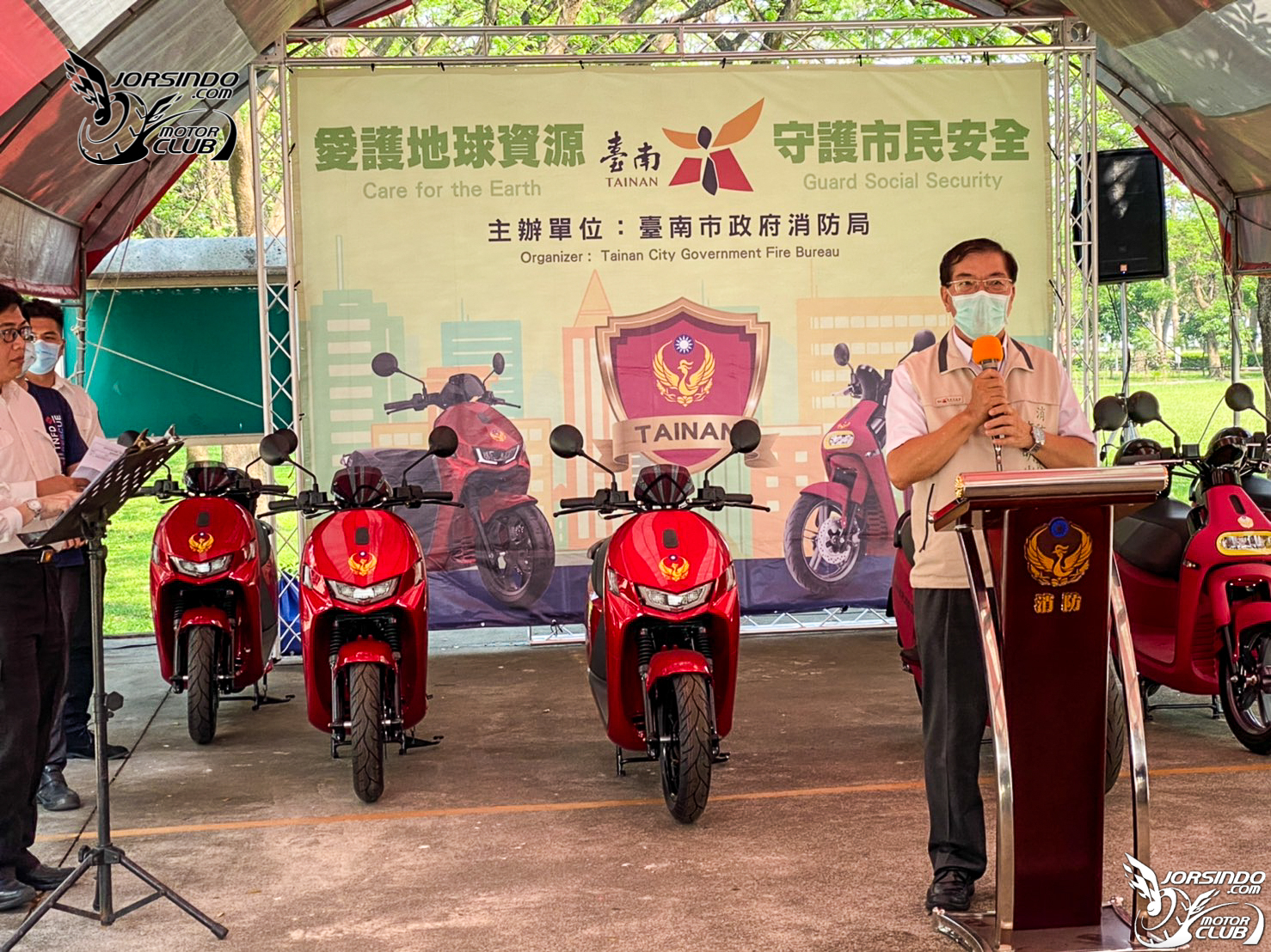 [官方新聞稿] 台南市消防局添購35台宏佳騰智慧電車8256|小老婆汽機車資訊網