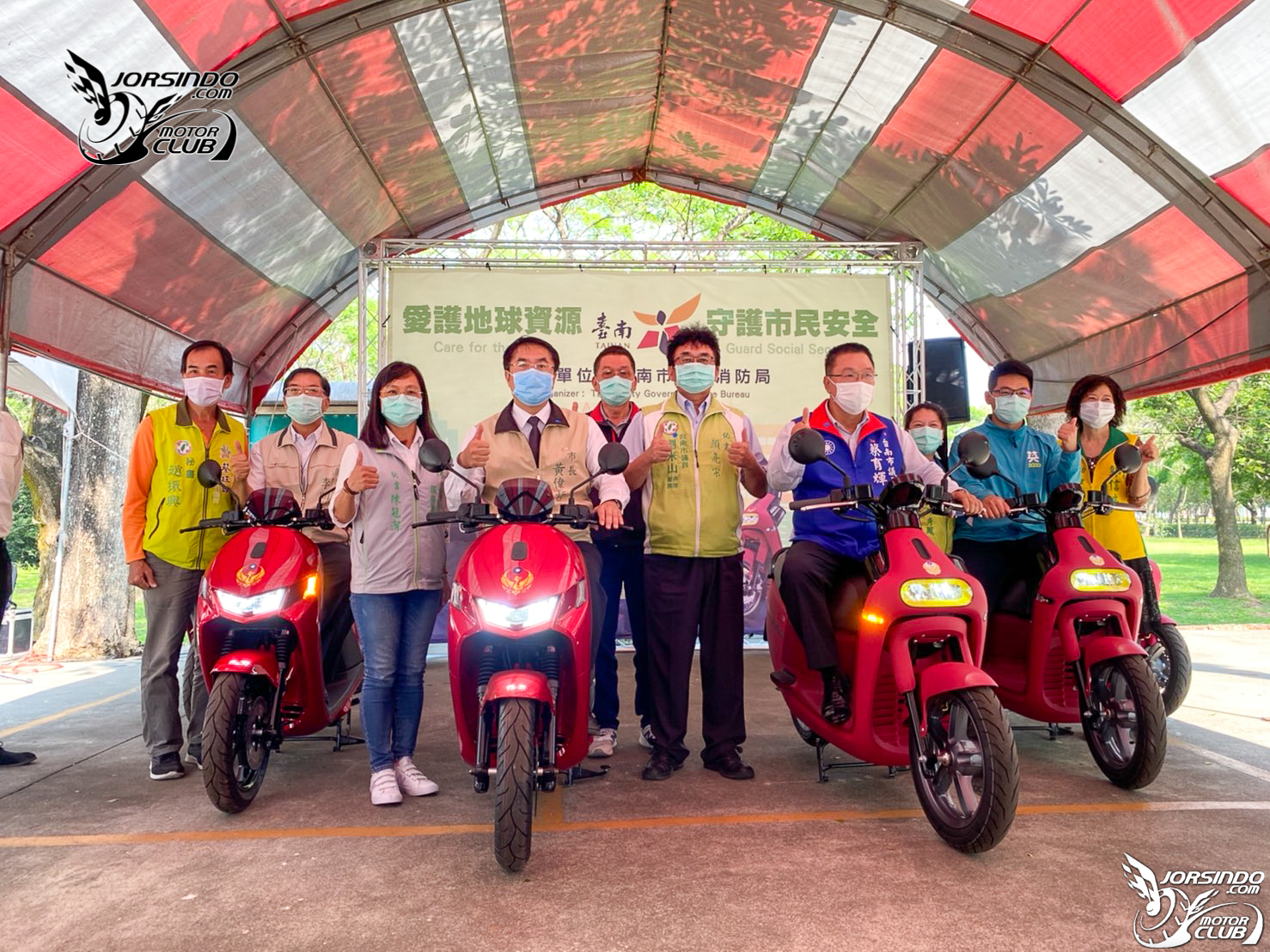 [官方新聞稿] 台南市消防局添購35台宏佳騰智慧電車5558|小老婆汽機車資訊網