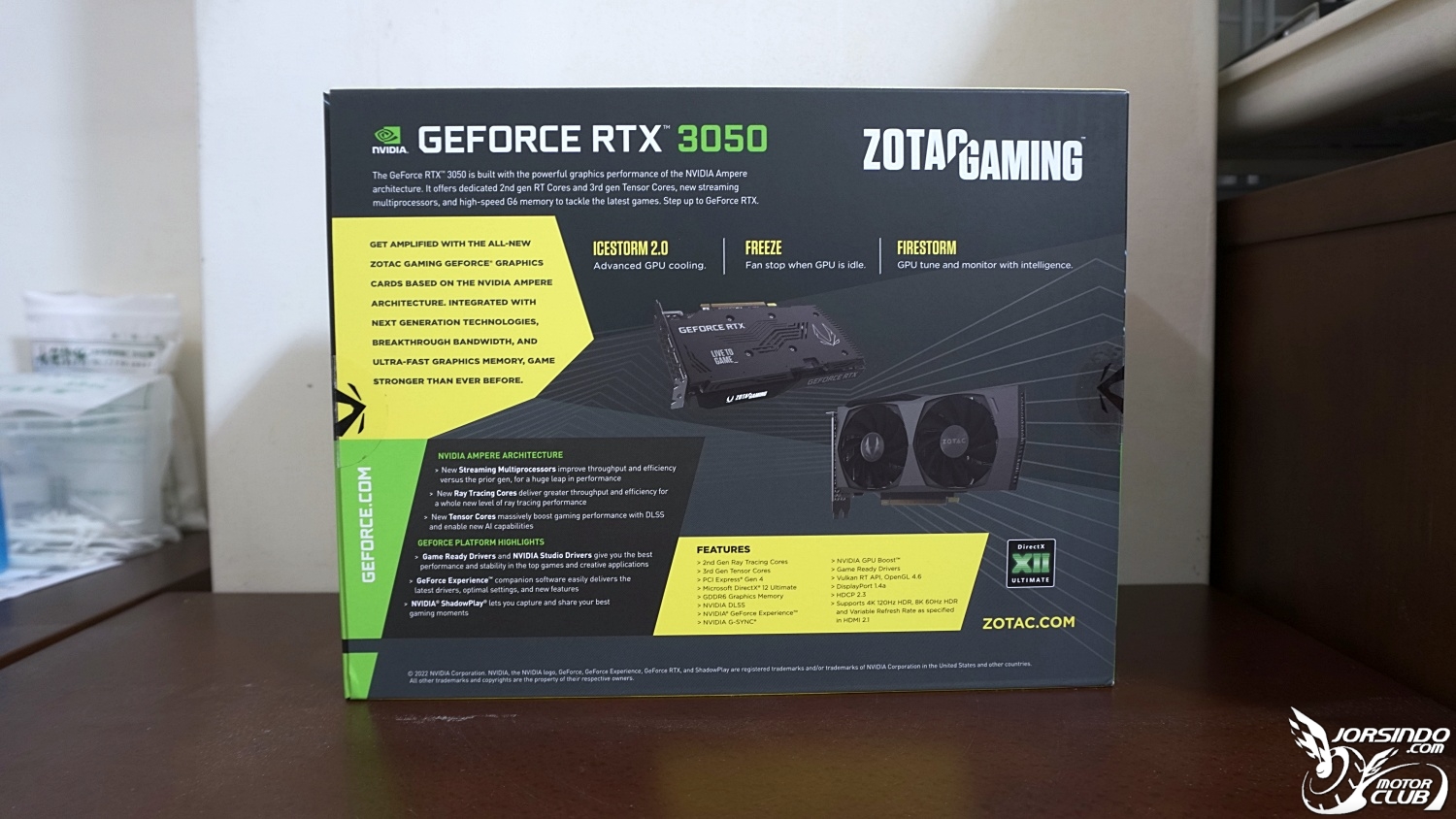 【開箱】30系卡初體驗｜ZOTAC GAMING GeForce RTX 3050 AMP開箱6515|小老婆汽機車資訊網