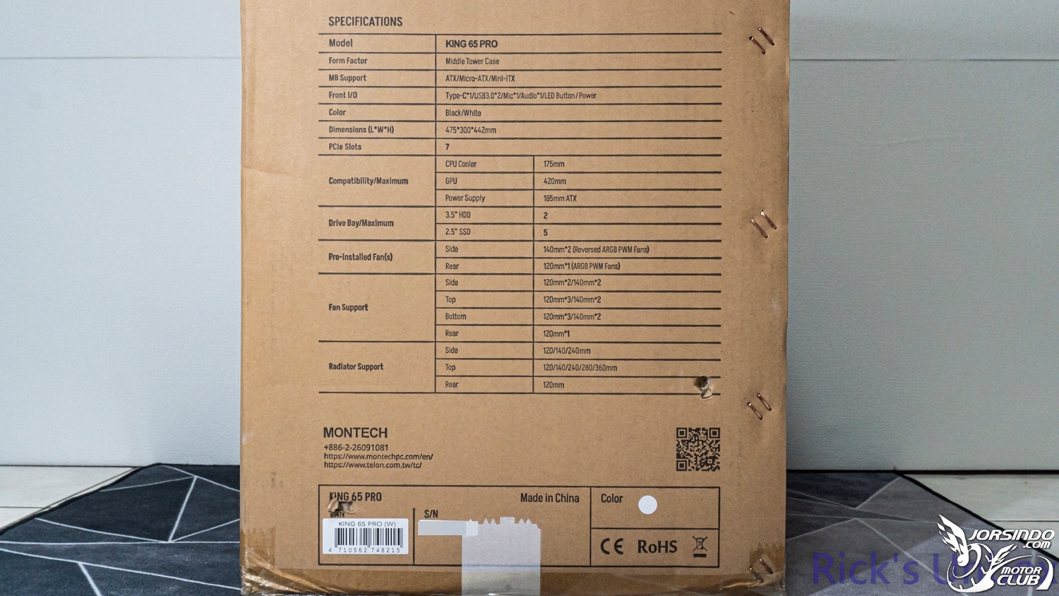 【開箱】MONTECH KING 65 PRO WHITE ft. MONTECH TITAN PLA 850W9218|小老婆汽機車資訊網