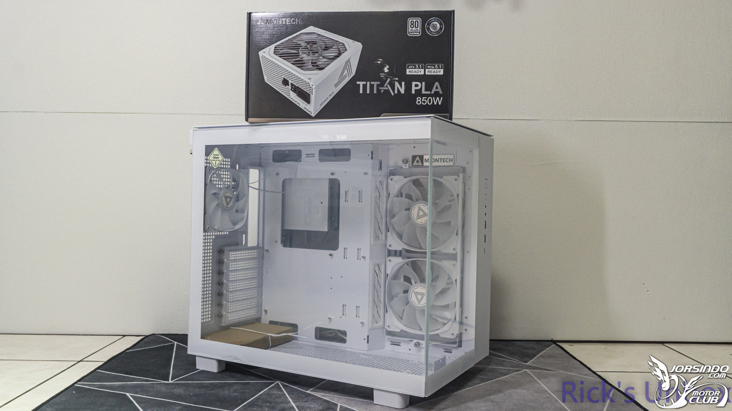 【開箱】MONTECH KING 65 PRO WHITE ft. MONTECH TITAN PLA 850W3639|小老婆汽機車資訊網