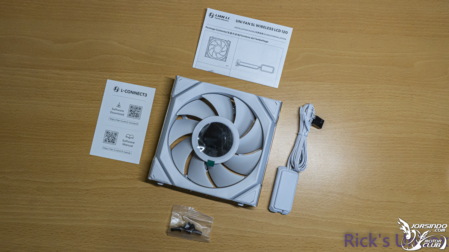 【開箱】訊號"無線化"風扇 EP.1 | LIAN LI UNI FAN SL WIRELESS 120 WHITE2632|小老婆汽機車資訊網