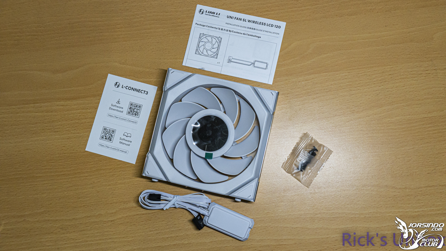 【開箱】訊號"無線化"風扇 EP.1 | LIAN LI UNI FAN SL WIRELESS 120 WHITE4216|小老婆汽機車資訊網