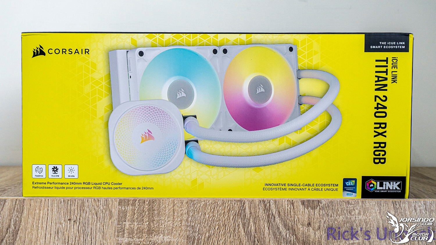 【開箱】賊船新研發水泵 | CORSAIR iCUE LiNK TITAN 240 RX RGB WHITE6350|小老婆汽機車資訊網