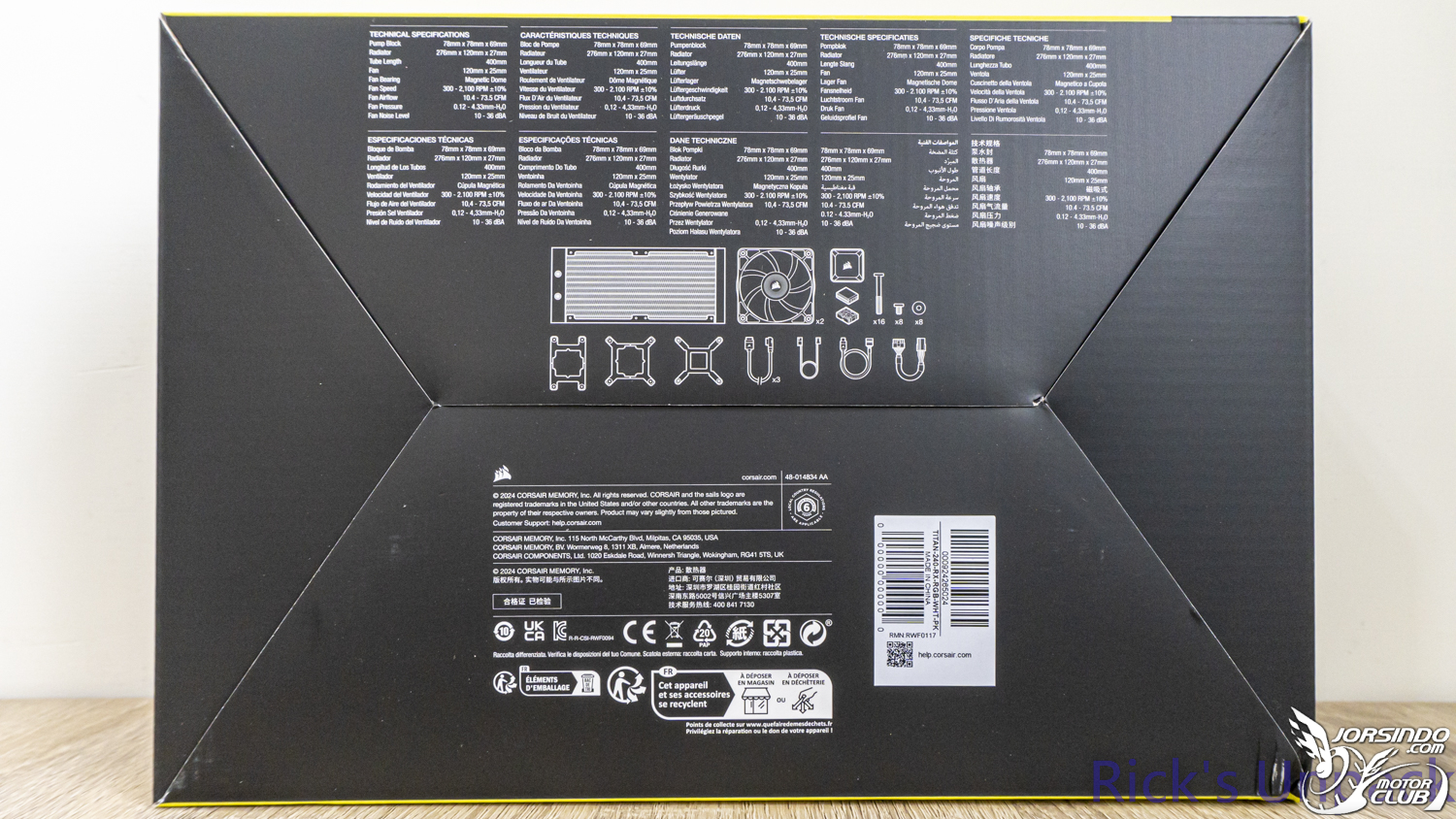 【開箱】賊船新研發水泵 | CORSAIR iCUE LiNK TITAN 240 RX RGB WHITE8669|小老婆汽機車資訊網