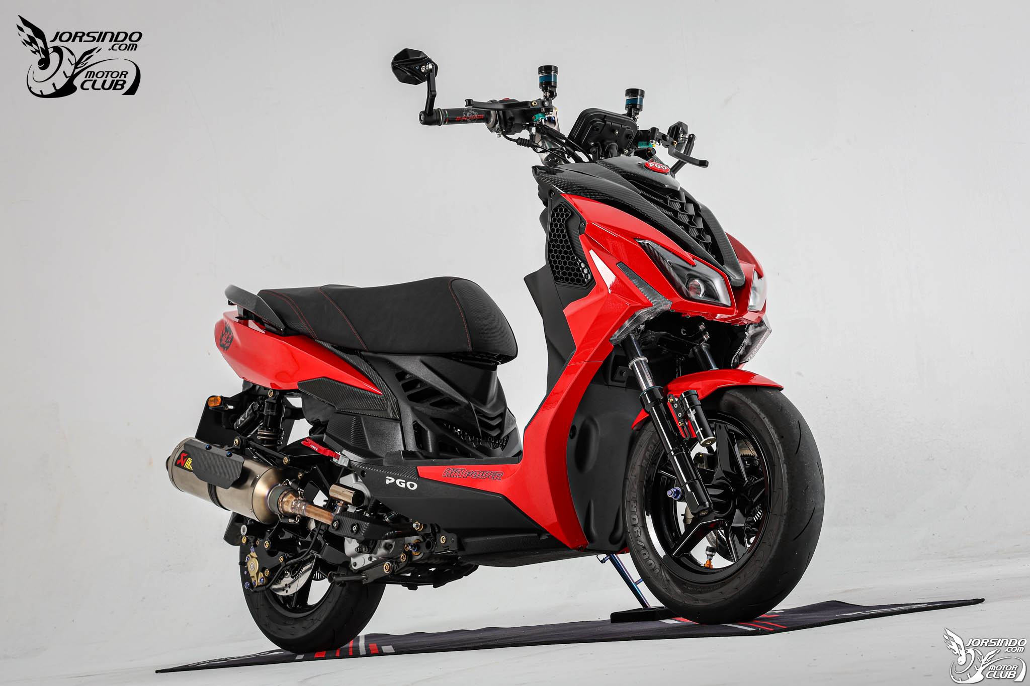 [改裝車專題] 紅鬃烈馬 - PGO TIG Naked 裸把登場2484|小老婆汽機車資訊網