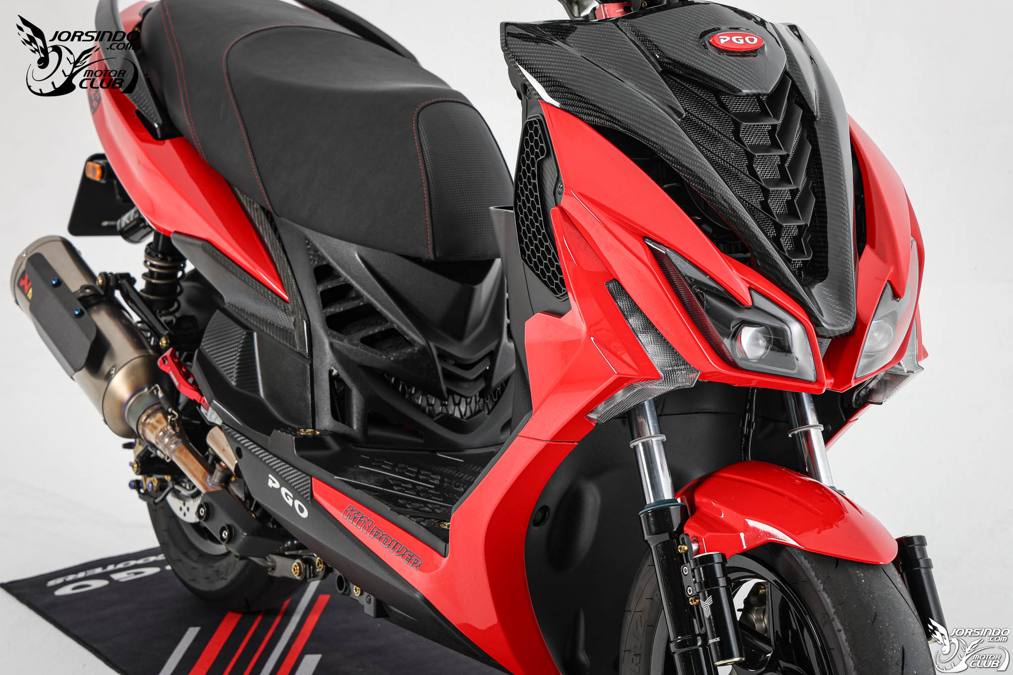 [改裝車專題] 紅鬃烈馬 - PGO TIG Naked 裸把登場8596|小老婆汽機車資訊網