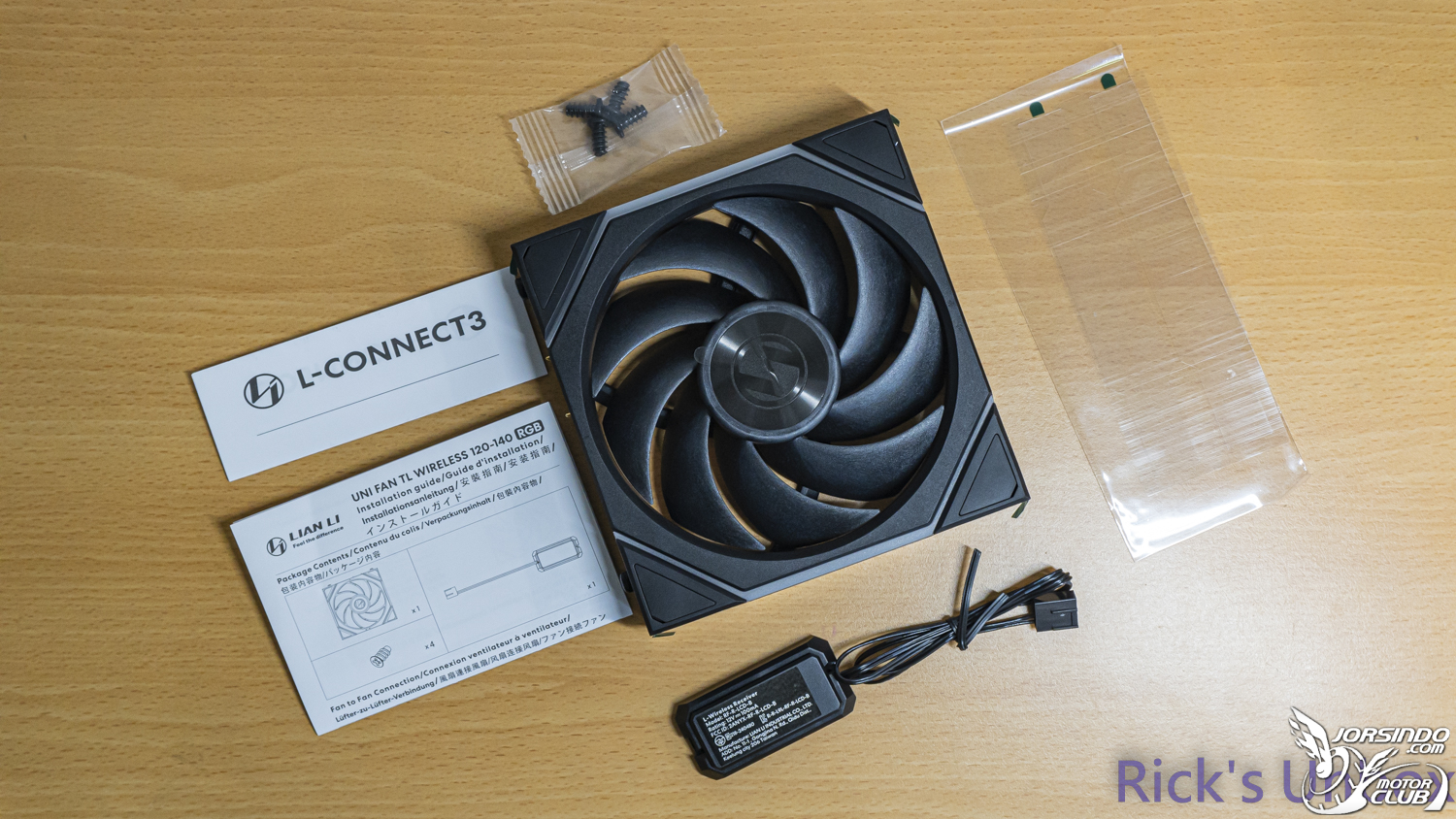 【開箱】LIAN LI UNI FAN TL WIRELESS 120 &amp; TL WIRELESS LCD 120 REVERSE WHITE4524|小老婆汽機車資訊網