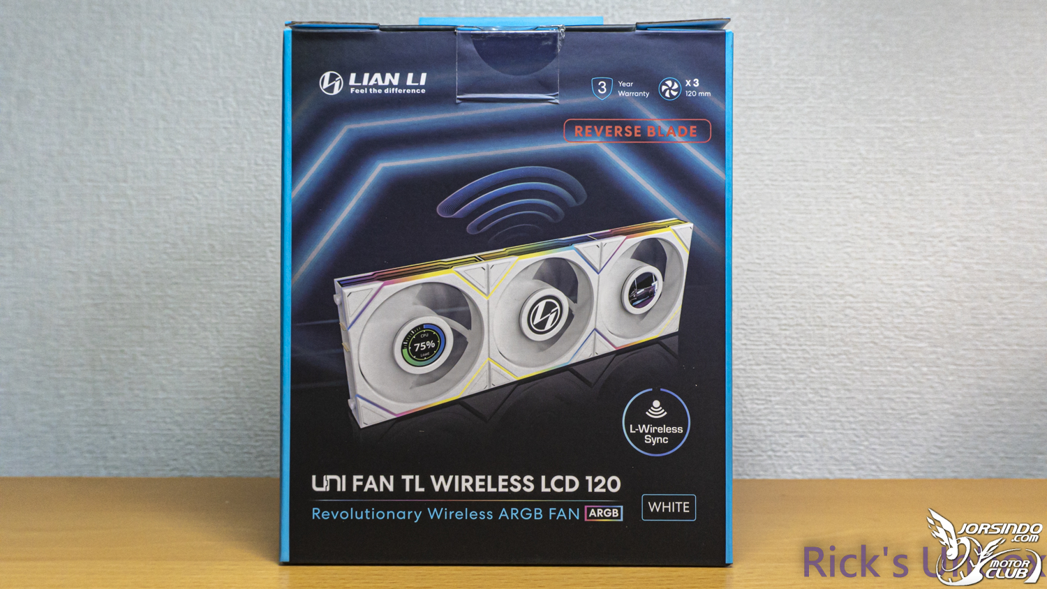 【開箱】LIAN LI UNI FAN TL WIRELESS 120 &amp; TL WIRELESS LCD 120 REVERSE WHITE6154|小老婆汽機車資訊網