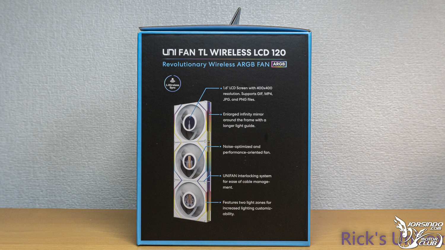 【開箱】LIAN LI UNI FAN TL WIRELESS 120 &amp; TL WIRELESS LCD 120 REVERSE WHITE1055|小老婆汽機車資訊網