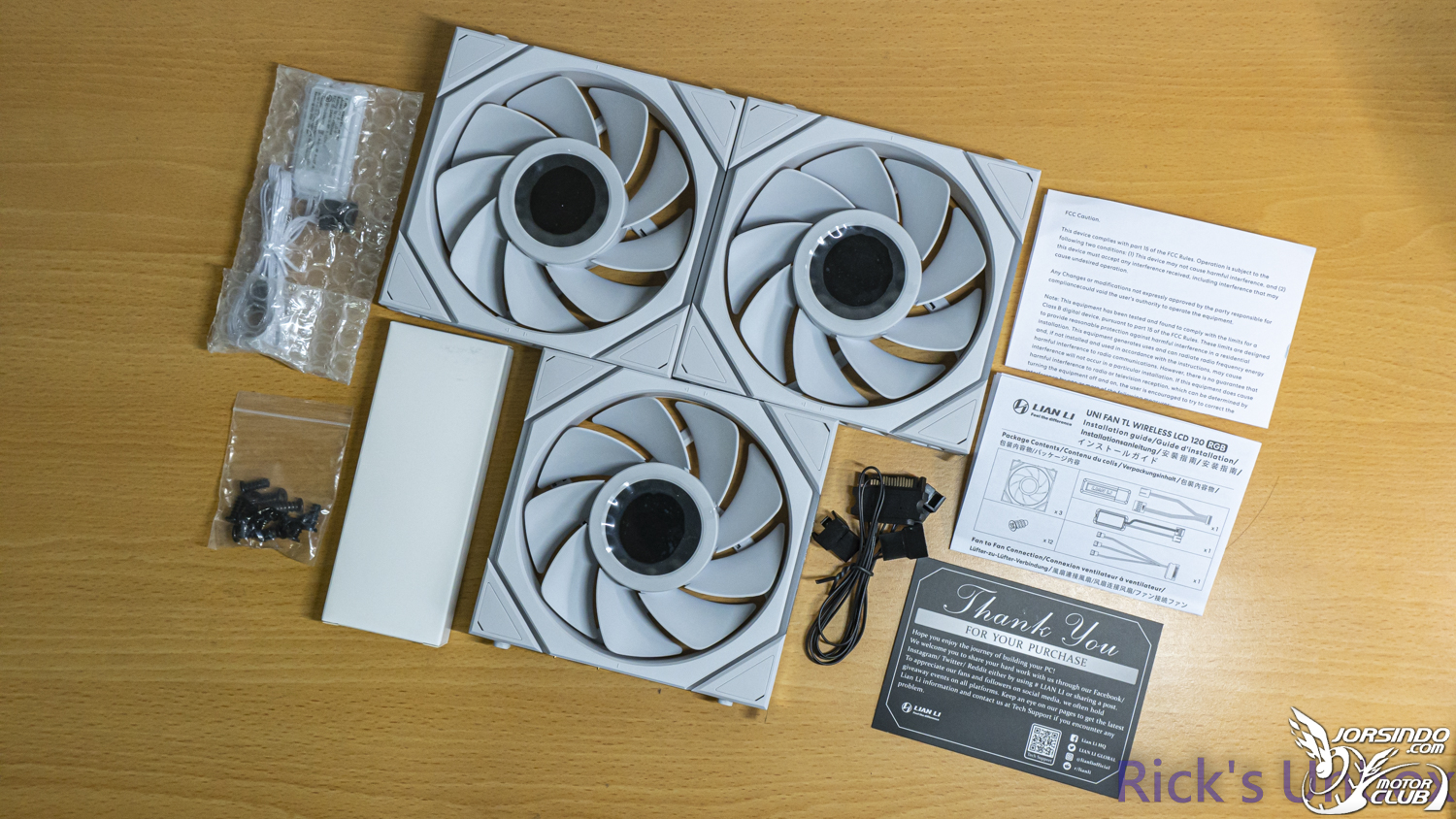 【開箱】LIAN LI UNI FAN TL WIRELESS 120 &amp; TL WIRELESS LCD 120 REVERSE WHITE2956|小老婆汽機車資訊網