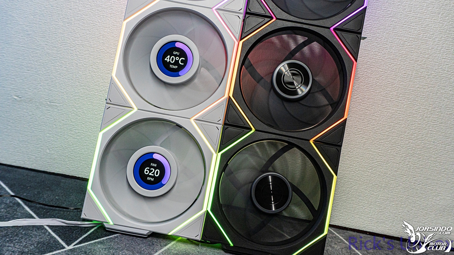 【開箱】LIAN LI UNI FAN TL WIRELESS 120 &amp; TL WIRELESS LCD 120 REVERSE WHITE4561|小老婆汽機車資訊網