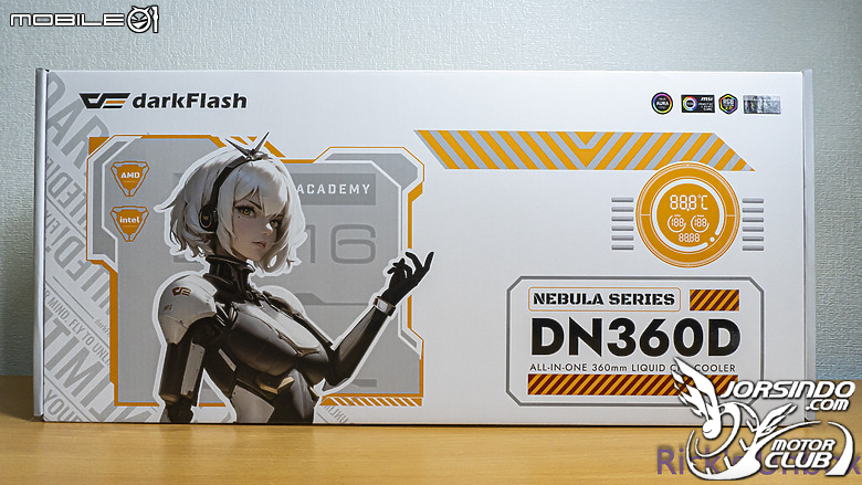 【開箱】數位顯示螢幕水冷 | darkflash DN360D 冰旋峰 LCD WHITE474|小老婆汽機車資訊網