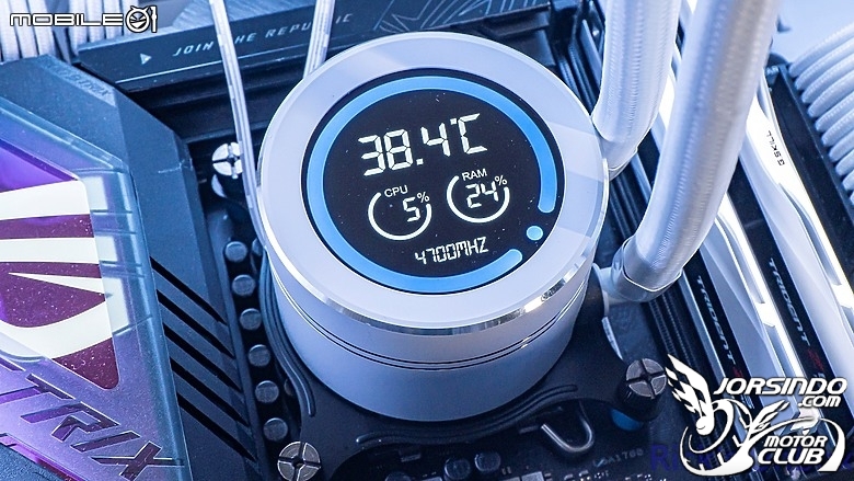 【開箱】數位顯示螢幕水冷 | darkflash DN360D 冰旋峰 LCD WHITE6336|小老婆汽機車資訊網