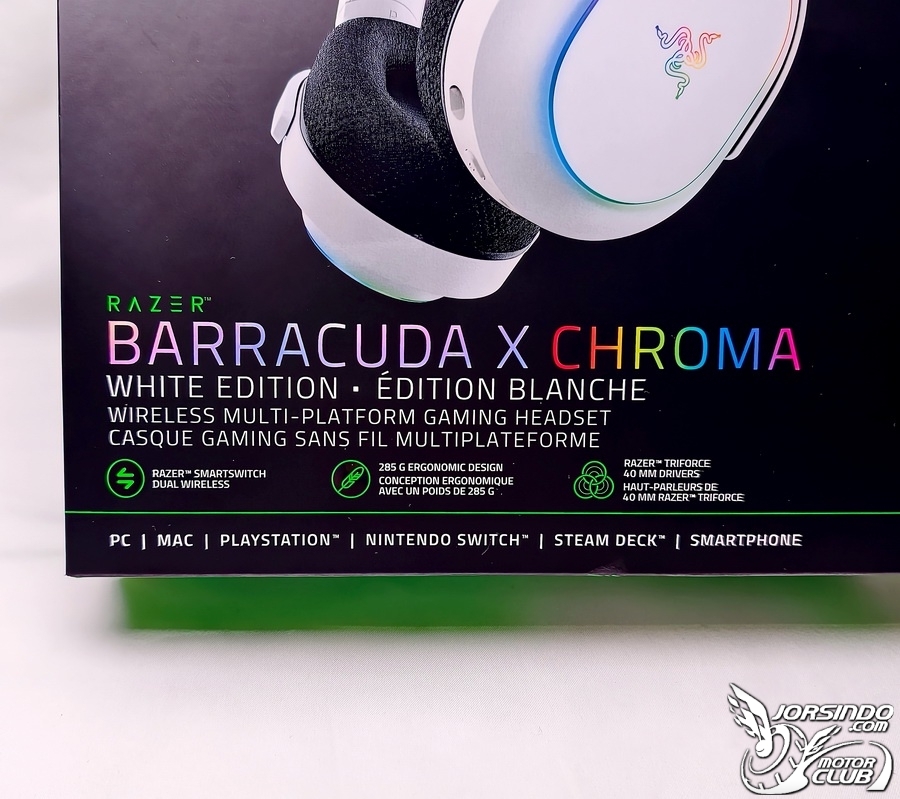 Razer Barracuda X Chroma - 炫彩燈效 環繞音效 沉浸狩獵魔物1536|小老婆汽機車資訊網