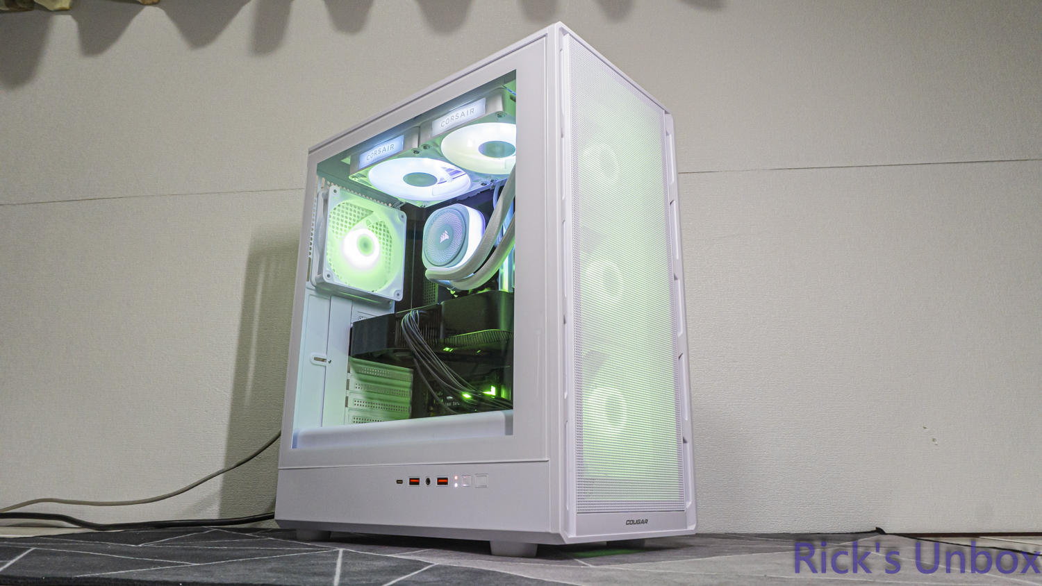 【開箱】緊湊ATX平價機殼 | COUGAR AIRFACE PURE PRO WHITE8531|小老婆汽機車資訊網