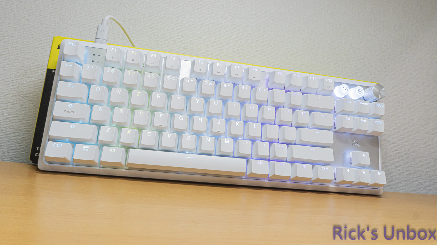【開箱】海盜船新設計語言80%磁軸鍵盤 | CORSAIR K70 PRO TKL WHITE3070|小老婆汽機車資訊網