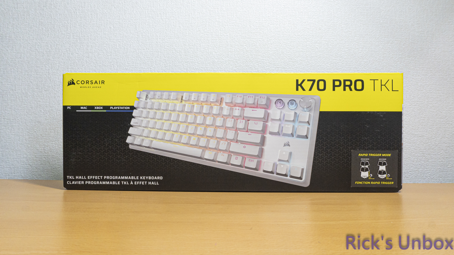 【開箱】海盜船新設計語言80%磁軸鍵盤 | CORSAIR K70 PRO TKL WHITE1543|小老婆汽機車資訊網