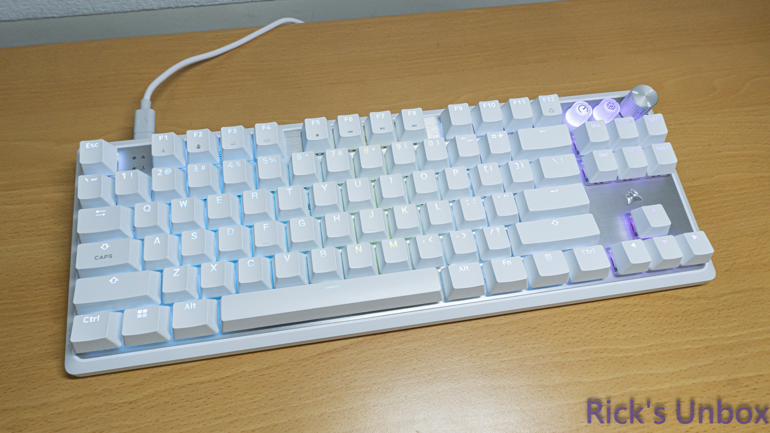 【開箱】海盜船新設計語言80%磁軸鍵盤 | CORSAIR K70 PRO TKL WHITE5069|小老婆汽機車資訊網