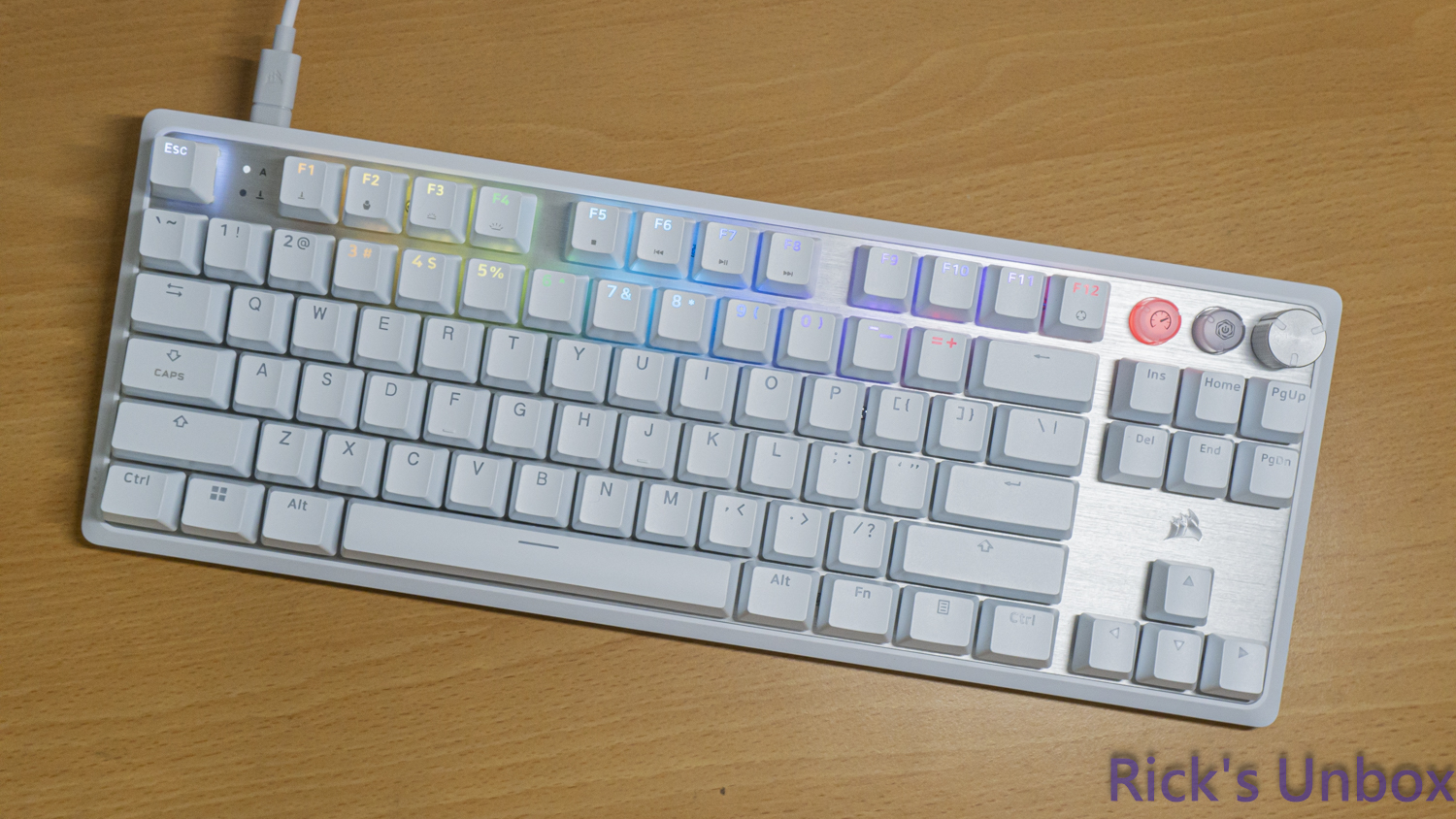【開箱】海盜船新設計語言80%磁軸鍵盤 | CORSAIR K70 PRO TKL WHITE9155|小老婆汽機車資訊網