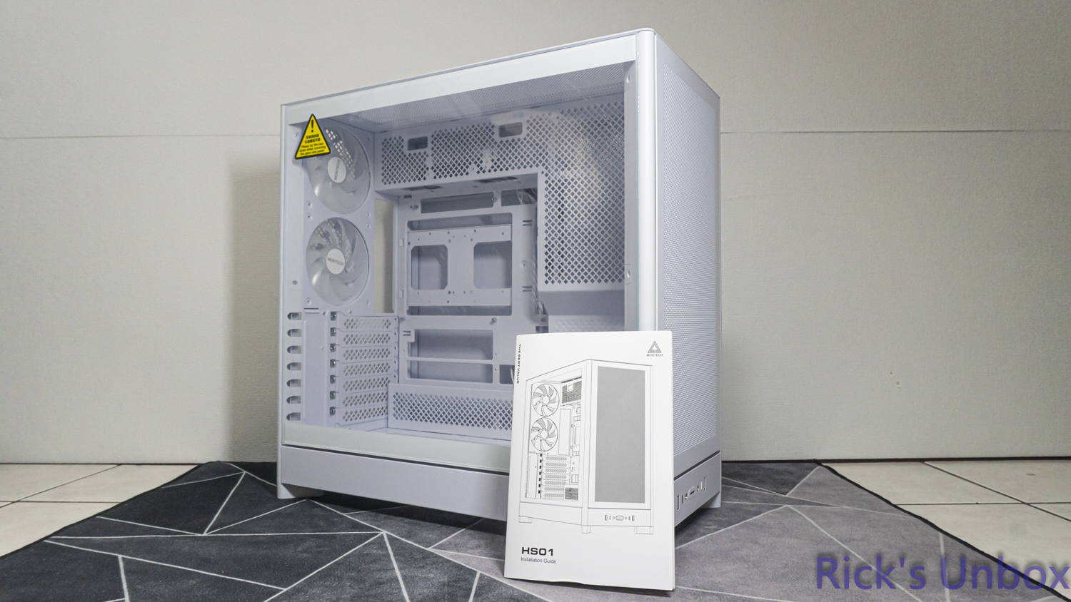 【開箱】可上下顛倒展示的機殼 | MONTECH HS01 PRO WHITE51|小老婆汽機車資訊網