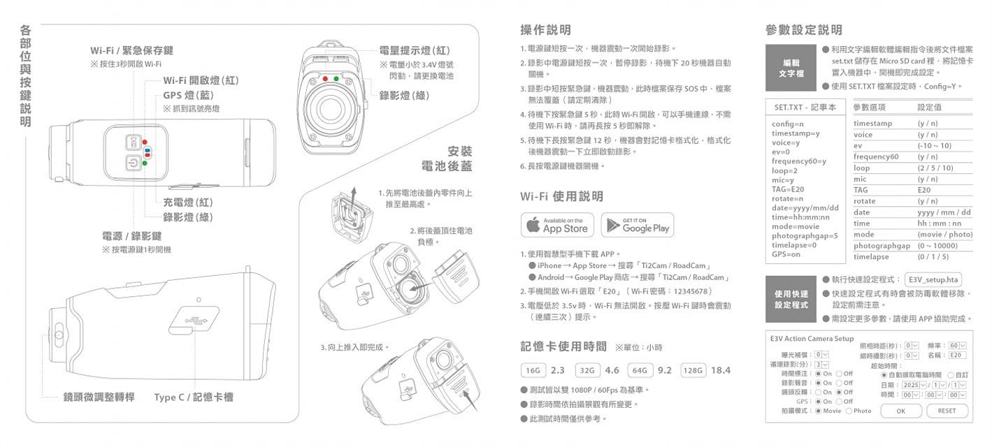 雲創 E20 前後雙鏡頭(白) 頭戴式行車紀錄器 開箱5710|小老婆汽機車資訊網
