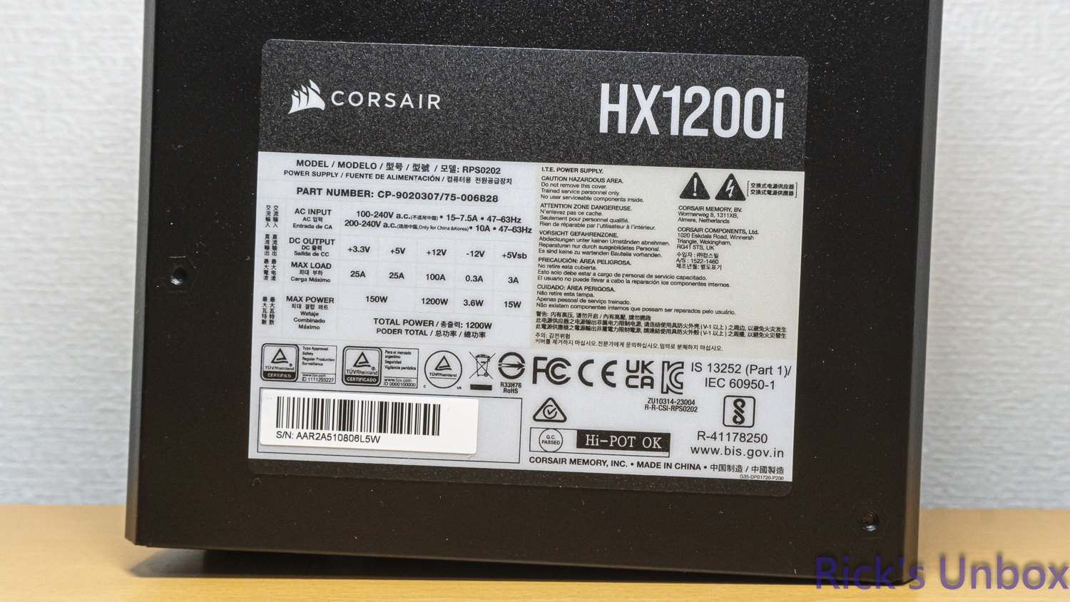 【開箱】海盜船旗艦白金電源升級 | CORSAIR HX1200i PLATINUM6431|小老婆汽機車資訊網