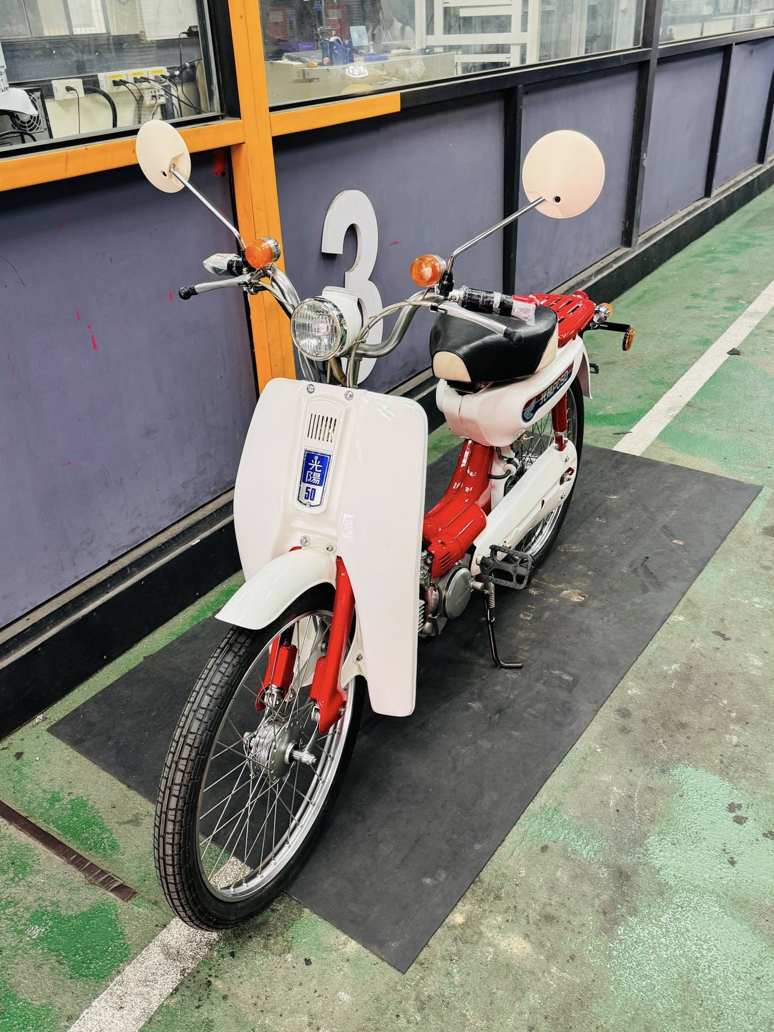 廢棄工廠出土文物 1982 PC50 細部分解翻新復牌799|小老婆汽機車資訊網