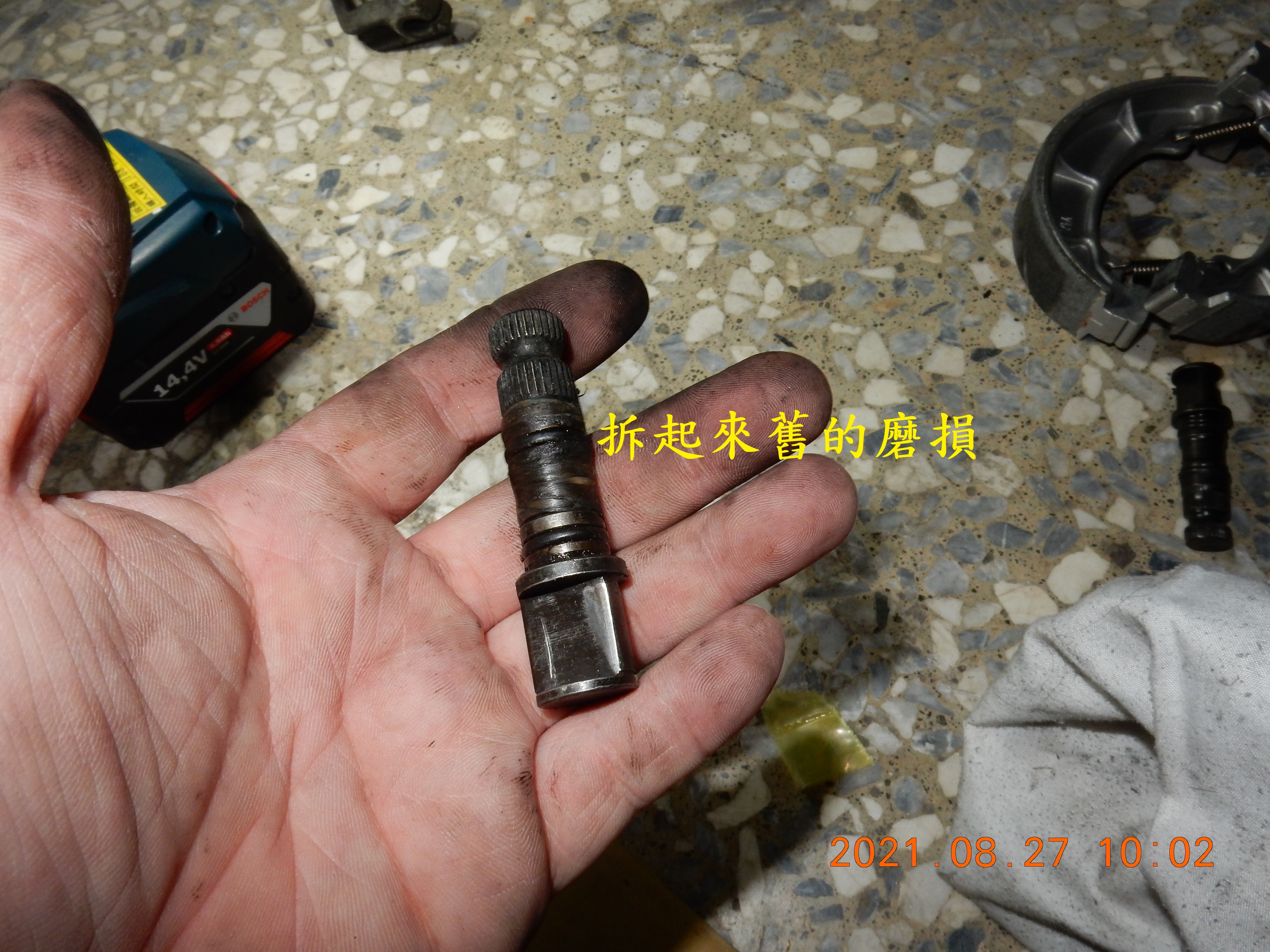 T-202-JET更換後煞車凸輪-煞車臂總成8367|小老婆汽機車資訊網