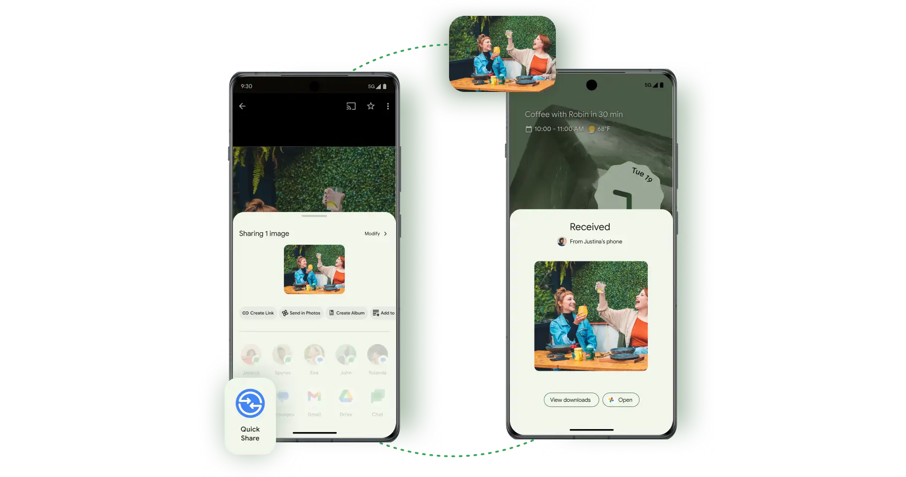 據報 Android 版 AirDrop，Quick Share 正準備支援 iPhone6868|小老婆汽機車資訊網
